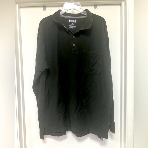 Duluth Trading Co Other - Duluth Trading Co long sleeve men’s pique polo - size L - forest green